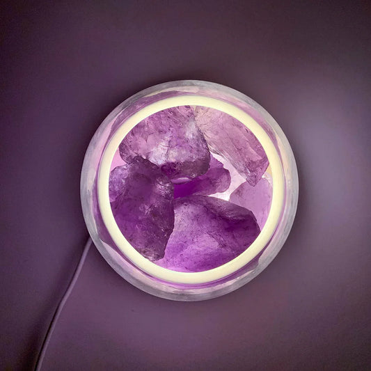 Aurora Crystal Diffuser - Amethyst - Mekamart Australia