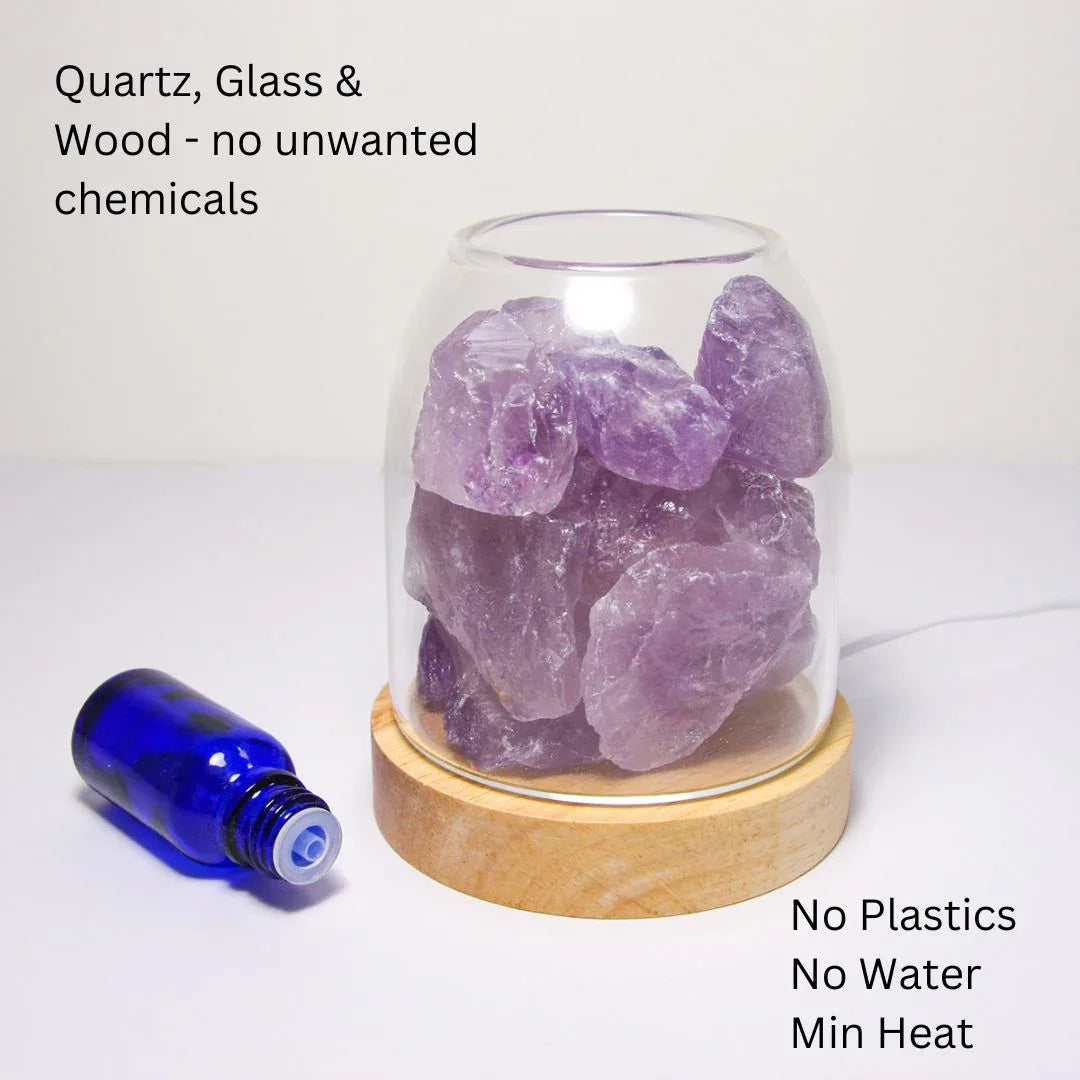 Aurora Crystal Diffuser - Amethyst - Mekamart Australia