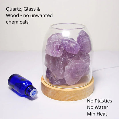 Aurora Crystal Diffuser - Amethyst - Mekamart Australia