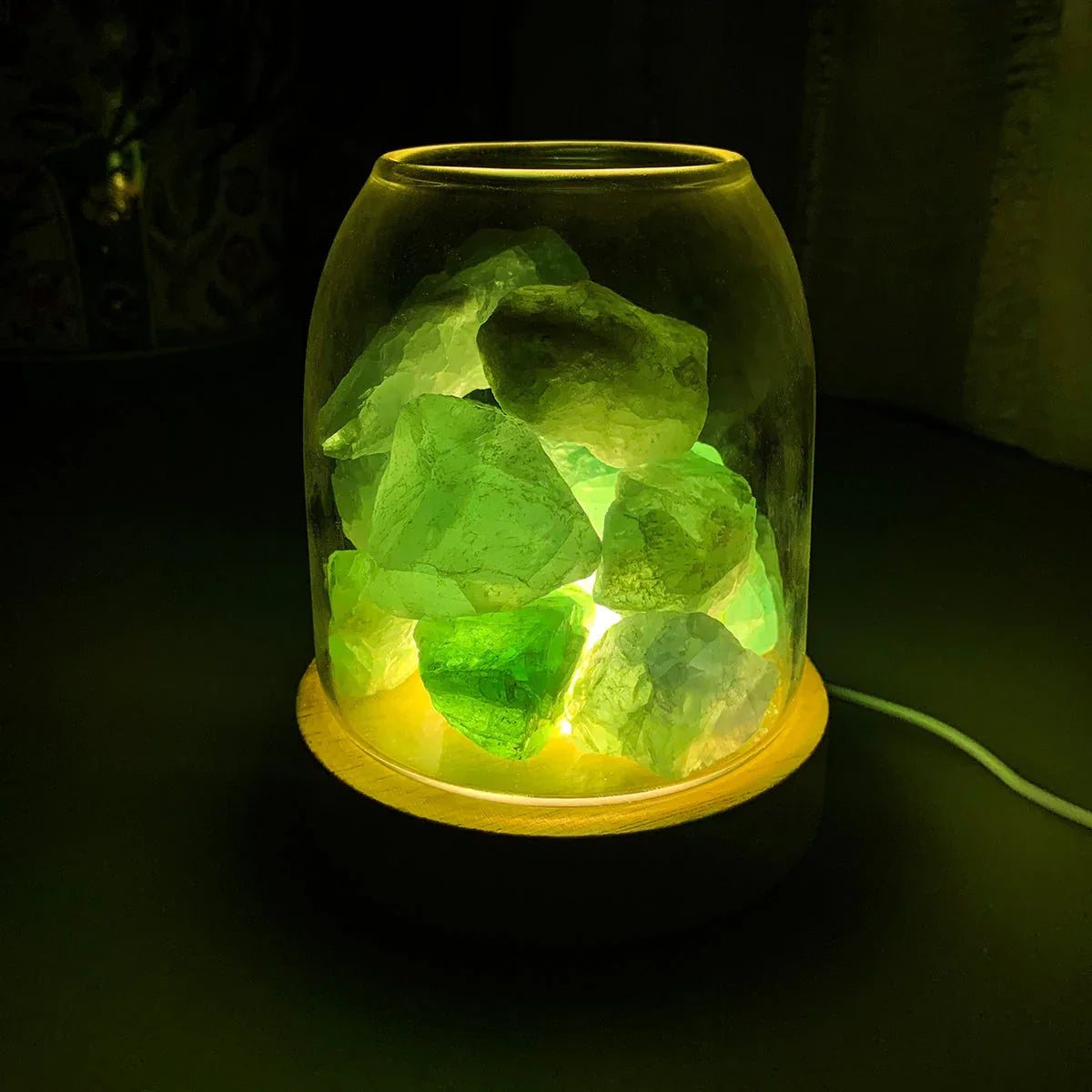 Aurora Crystal Diffuser - Green Calcite - Mekamart Australia