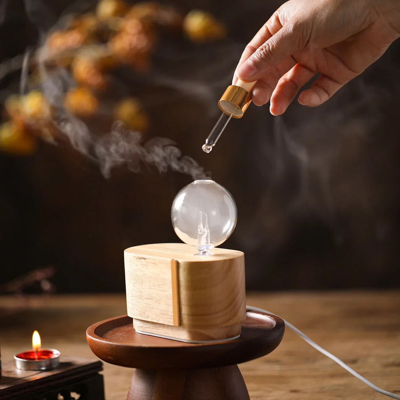 Mini Orb Nebuliser - Waterless Diffuser | Essential oil Burner | Aromatherapy | Home Fragrance - Mekamart Australia