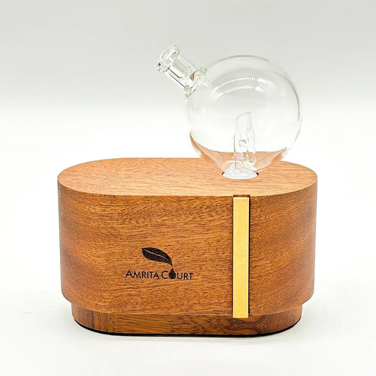 Portable Mini Orb Diffuser Redwood | Waterless Aroma Diffuser | No Plastics Essential Oil Diffusing - Mekamart Australia