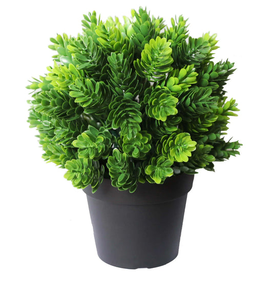 Small Potted Artificial Flowering Hop Plant UV Resistant 20cm - Mekamart Australia