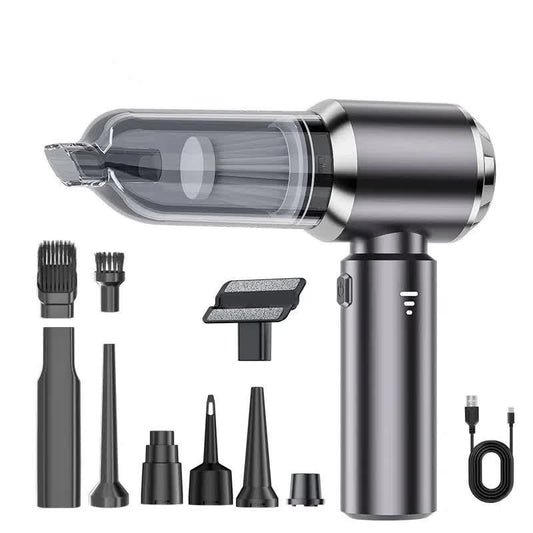 Gray ST-6653Plus Cordless Handheld Vacuum Cleaner - 16000PA Suction, 2000mAh Battery, Type-C Rechargeable - Mekamart Australia