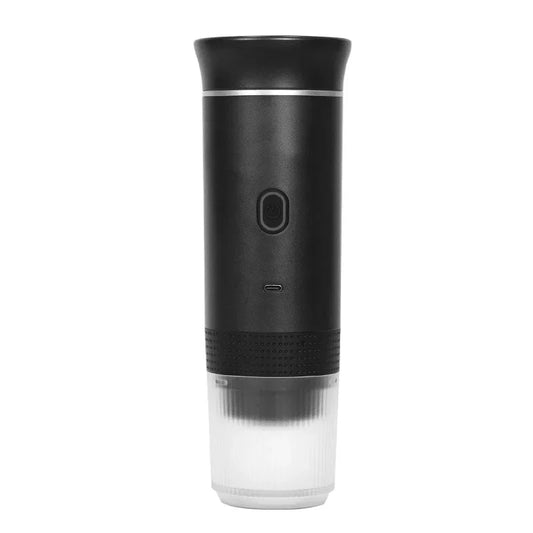 Black Portable Espresso Coffee Machine - Universal 3-in-1 Capsule, Coffee Powder, and Espresso Maker - Mekamart Australia