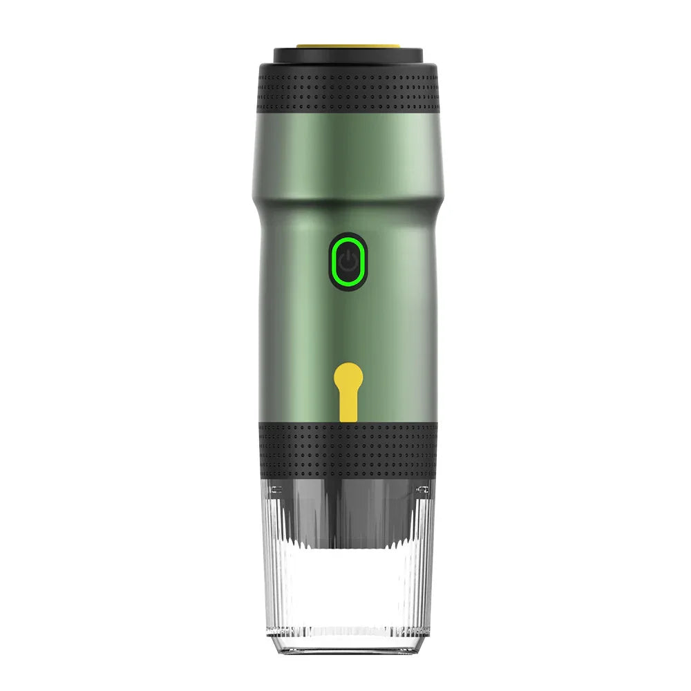 Green Portable Fully Automatic Espresso Coffee Machine - Universal 3-in-1 Capsule, Coffee Powder & Espresso Maker - Mekamart Australia