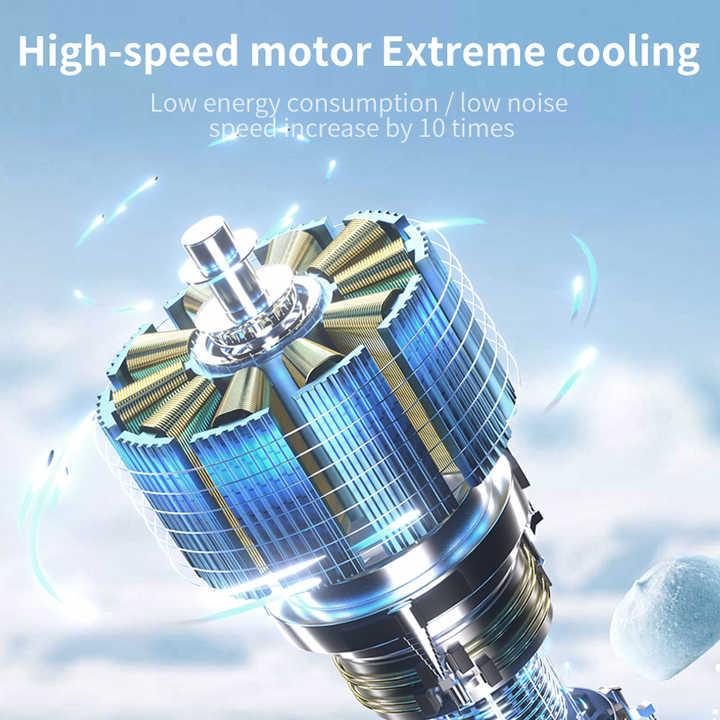 Pink Portable Handheld High-Speed Cooling Fan - Perfect for Outdoor Camping - Mekamart Australia