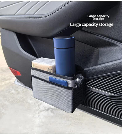 Grey Upgraded Waterproof Car Storage Bag - Multi-Position Hanging Organizer - Mekamart Australia