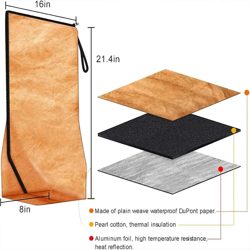 Reusable BBQ Grill Bags - Non-Stick and Heat-Resistant Cooking Accessory - Mekamart Australia