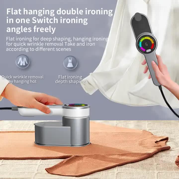 Yellow Portable Handheld Garment Steamer | Mini Steam Iron for Home & Dorm Use | Compact Clothes Steaming Iron - Mekamart Australia