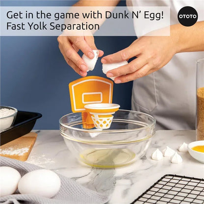 Dunk N’ Egg - Fun and Innovative Basketball-Themed Egg Yolk Separator for Your Kitchen - Mekamart Australia