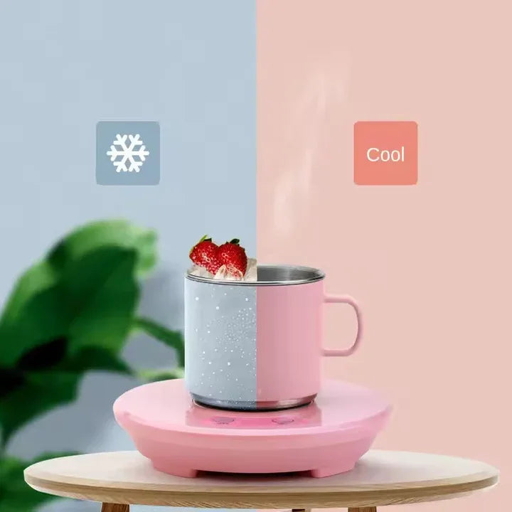Green Multifunctional Cooling and Heating Cup with Mug - 10W Rapid Temperature Adjustment - Mekamart Australia