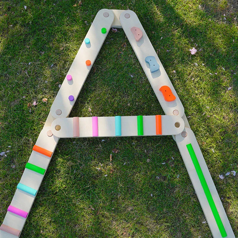 Wooden Sensory Balance Beam Set for Kids - Indoor and Outdoor Balance Training - Mekamart Australia