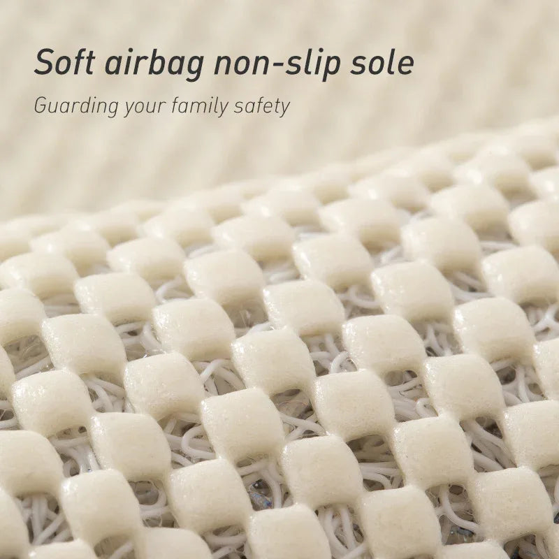 Brown Non-Slip Loofah-Style Bathroom Mat - Quick-Dry and Soft 40*60cm - Mekamart Australia