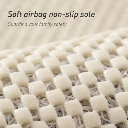 Brown Non-Slip Loofah-Style Bathroom Mat - Quick-Dry and Soft 40*60cm - Mekamart Australia