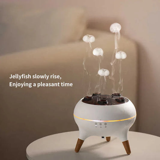 Dynamic Jellyfish Aroma Diffuser with Timer, Ambient Lighting, and Adjustable Mist Modes - Mekamart Australia