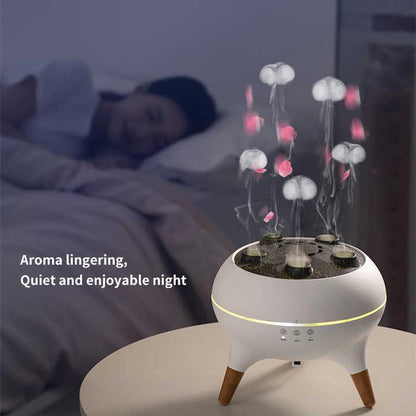 Dynamic Jellyfish Aroma Diffuser with Timer, Ambient Lighting, and Adjustable Mist Modes - Mekamart Australia