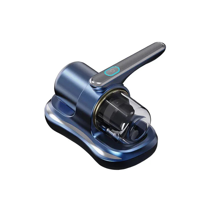 Blue Handheld Dust Mite Vacuum Cleaner - Cordless, High Suction Power, USB Rechargeable - Mekamart Australia