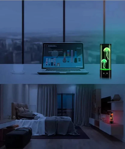 LED Jellyfish Lamp - Creative Night Light for Bedroom and Children's Room - Mekamart Australia
