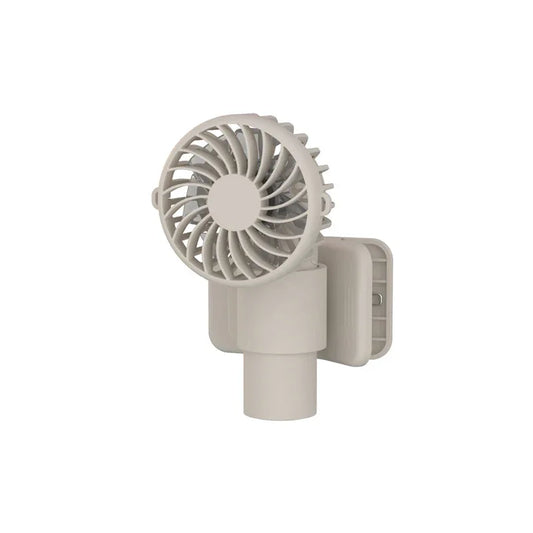 Apricot Portable Multifunctional Clip Fan DQ261 - 1000mAh Battery, 3-Speed, Quiet Cooling for Summer - Mekamart Australia