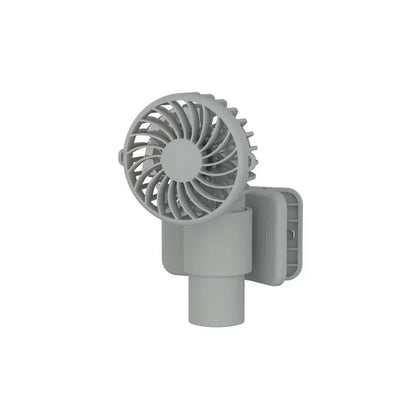 Ice Green Portable Multifunctional Clip Fan DQ261 - 1000mAh Battery, 3-Speed, Quiet Cooling for Summer - Mekamart Australia