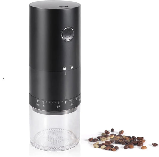 Portable Electric Coffee Grinder - 1500mAh Battery, 30-Mesh Fine Grind, USB-C Charging - Mekamart Australia