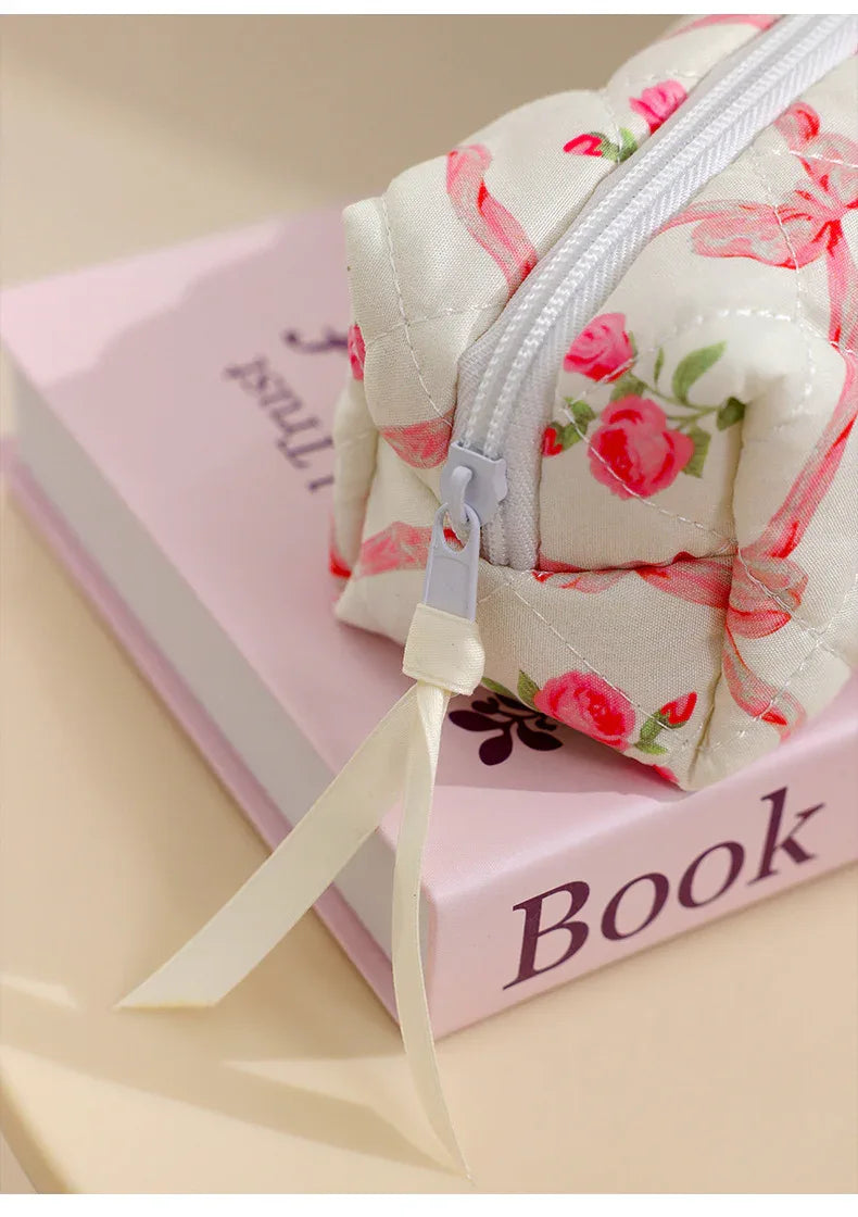 Pink Elegant 3-Piece Cosmetic Storage Set - Portable Skincare and Travel Pouch - Mekamart Australia