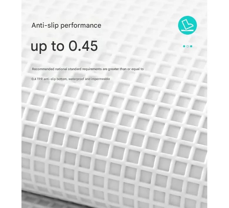 Blue Bath Mat - Super Absorbent, Non-Slip Bathroom Floor Mat - 40x60cm - Mekamart Australia