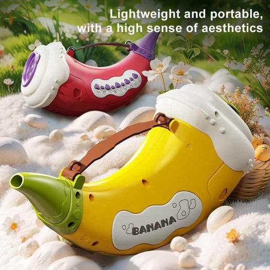 Yellow Interactive Animal Sound Whistle Horn for Kids – Lung Capacity Training and 30+ Sound Effects Toy - Mekamart Australia