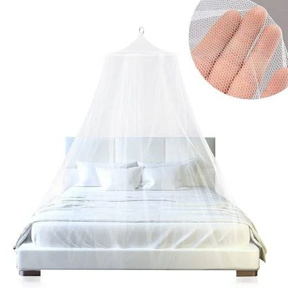 Black Hanging Princess Bed Canopy Mosquito Net - Dome Bedding for Dorm Rooms & Bedrooms (Fits 1.8m-2m Beds) - Mekamart Australia