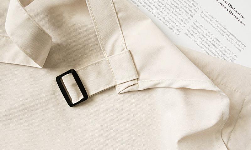 Off White Waterproof & Oil-Proof Apron - Adjustable Kitchen Apron with Pockets - Mekamart Australia