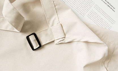Off White Waterproof & Oil-Proof Apron - Adjustable Kitchen Apron with Pockets - Mekamart Australia