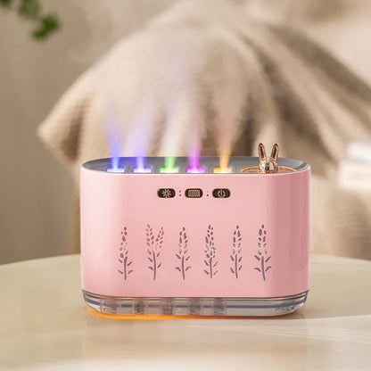 Pink Dynamic Color Changing Humidifier - Sound Control & Auto Shut-Of - Mekamart Australia