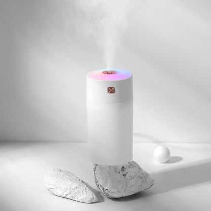 White 300ml USB Air Humidifier - Quiet Mini Humidifier for Bedroom, Office, Car - Mekamart Australia