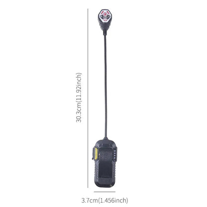 LED Sensor Clip-On Book Light - USB Rechargeable Multifunctional Work Light for Night Fishing and Reading - Mekamart Australia