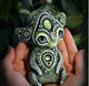 3PCS Four Eyes Fantasy Three-Eyed Alien Figurine Set - 3 Piece Resin Sculptures for Home & Garden Decor - Mekamart Australia