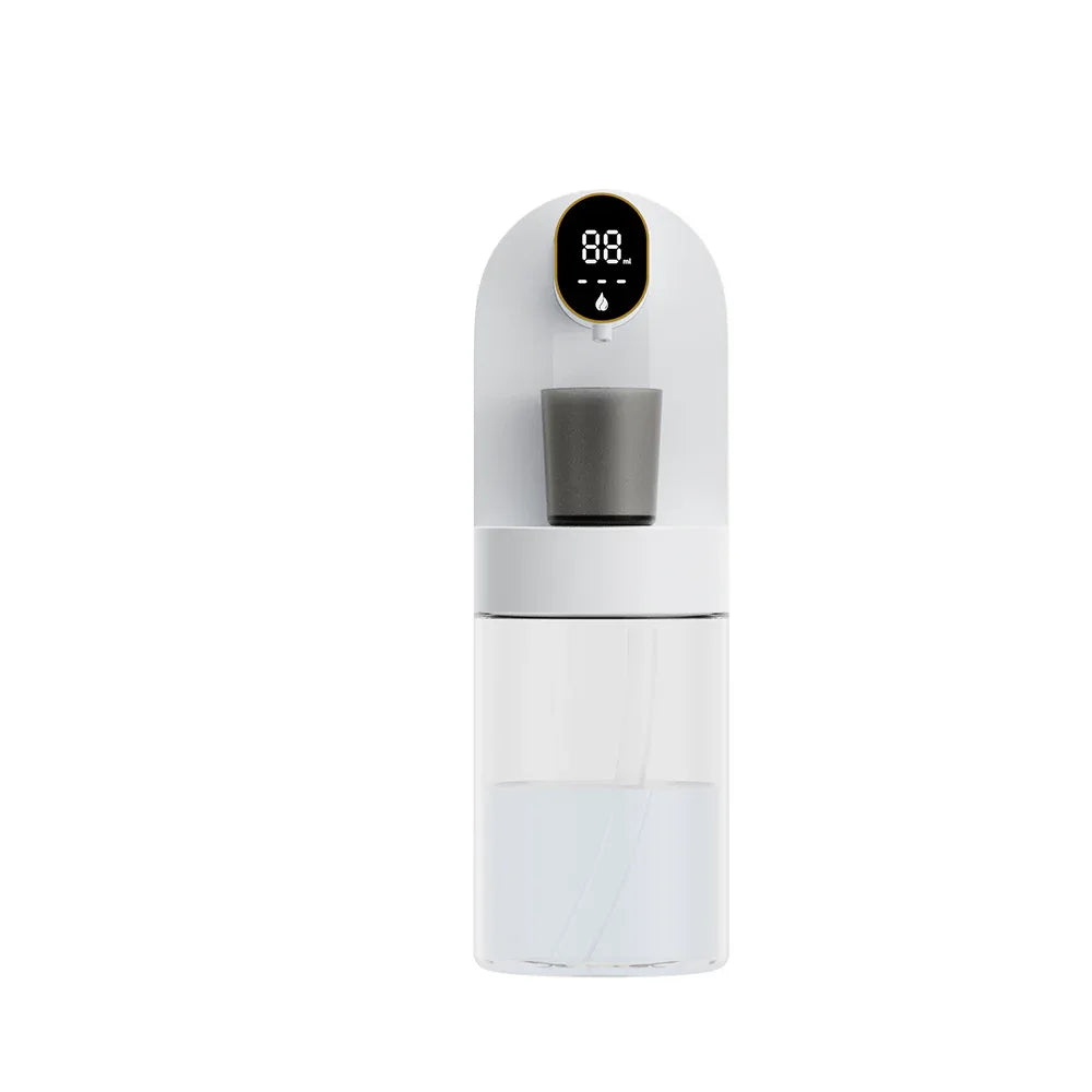Smart Automatic Mouthwash Dispenser - 4 Adjustable Levels, LED Display, 2000mAh Battery & Magnetic Cups(white) - Mekamart Australia