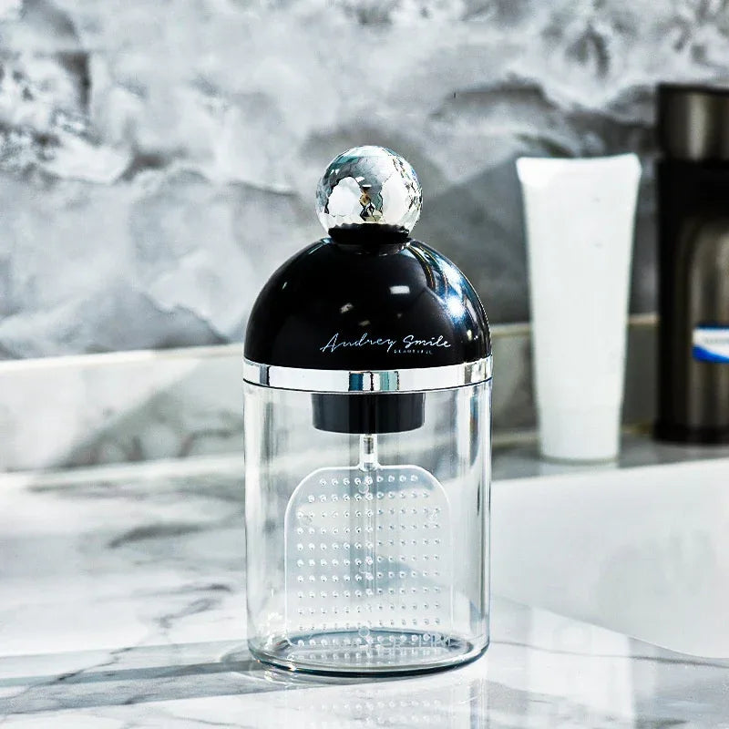 Electric Foaming Cleanser Maker - Rechargeable, Dense Foam for Deep Cleansing(Elegant Black) - Mekamart Australia