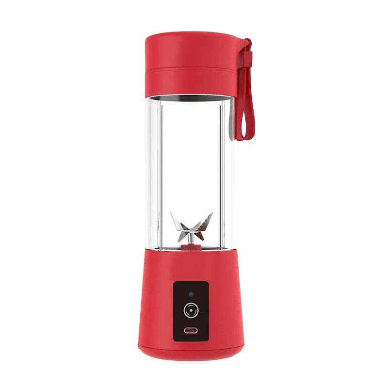 Red Portable Blender USB Rechargeable - Personal Size Smoothie Maker On The Go - Mekamart Australia