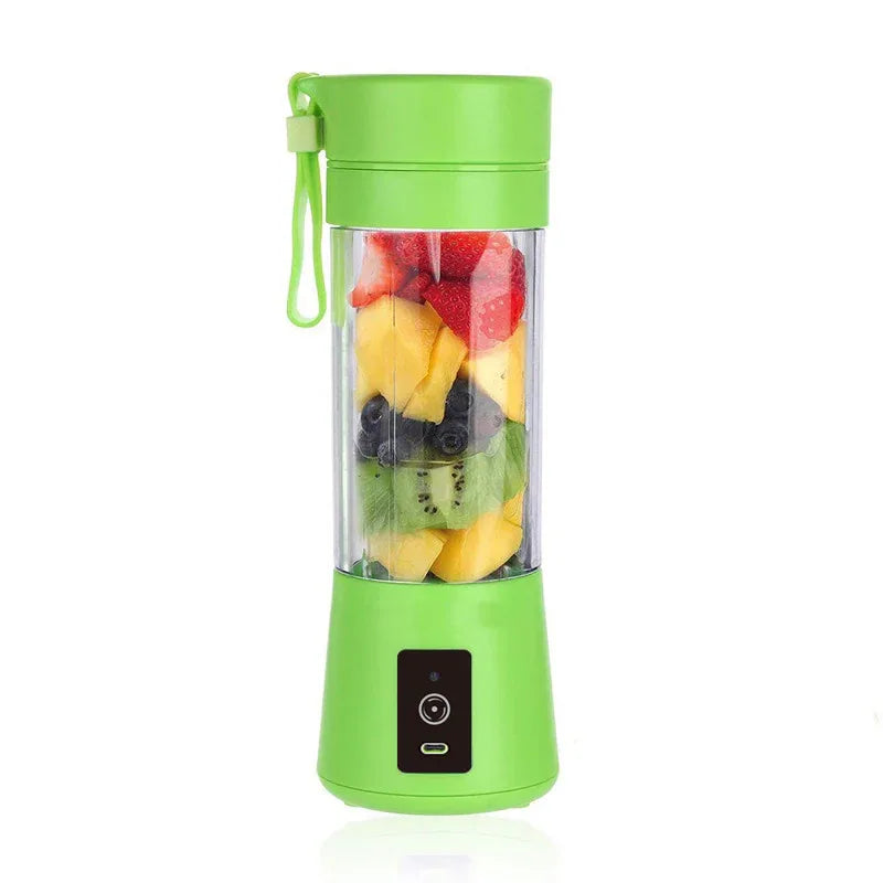 Green Portable Blender USB Rechargeable - Personal Size Smoothie Maker On The Go - Mekamart Australia