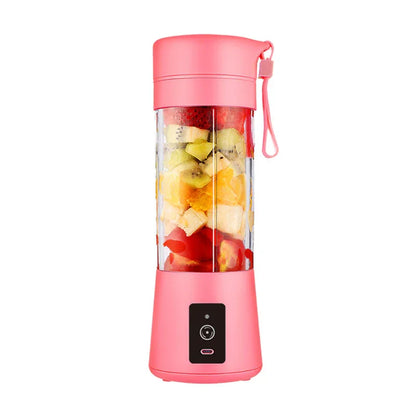 Pink Portable Blender USB Rechargeable - Personal Size Smoothie Maker On The Go - Mekamart Australia