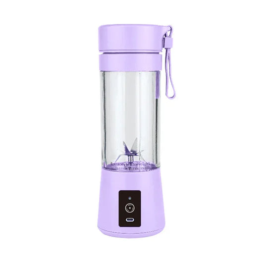 Light Purple Portable Blender USB Rechargeable - Personal Size Smoothie Maker On The Go - Mekamart Australia