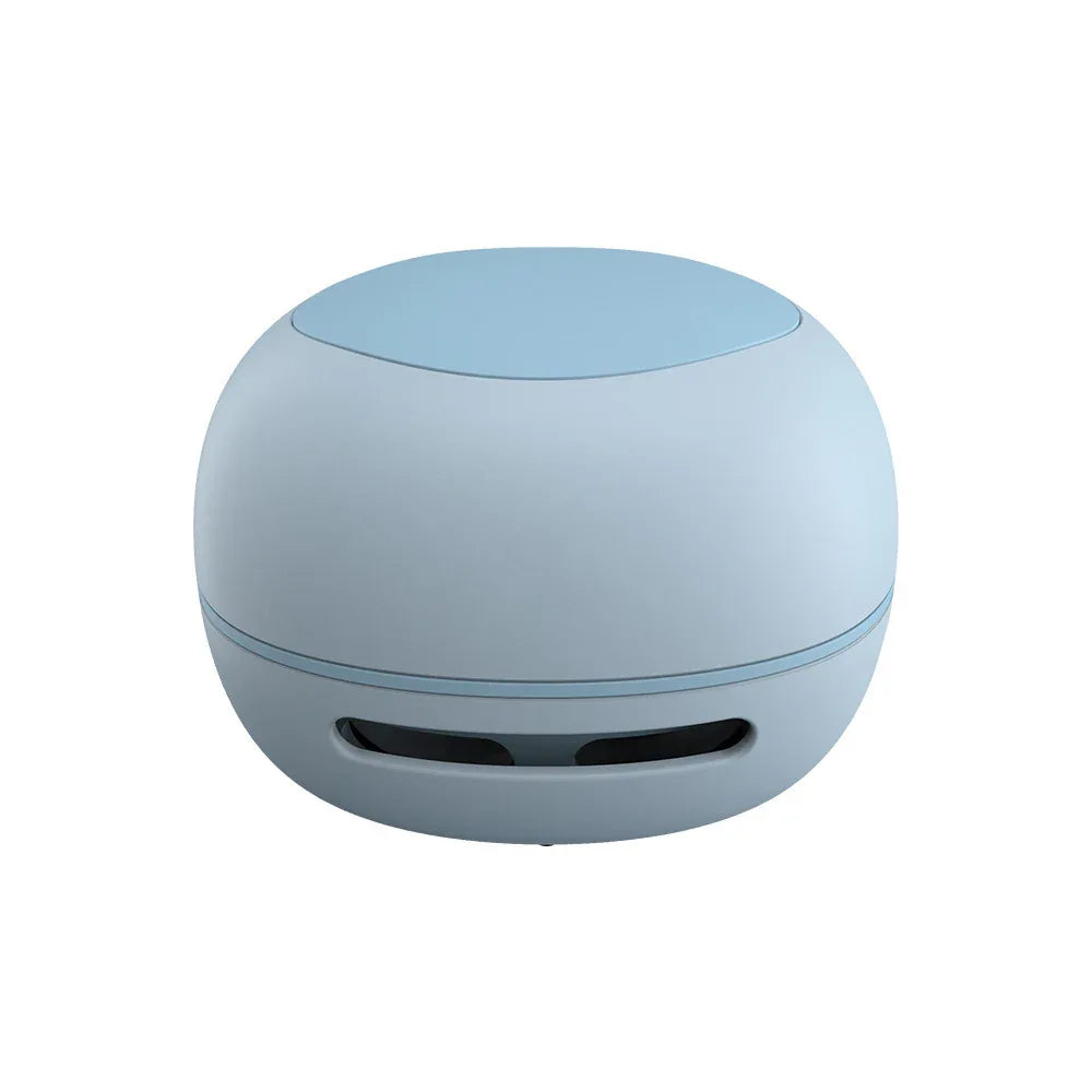 Blue Cordless Tabletop Crumb Sweeper - USB Rechargeable Mini Vacuum for Desk - Mekamart Australia
