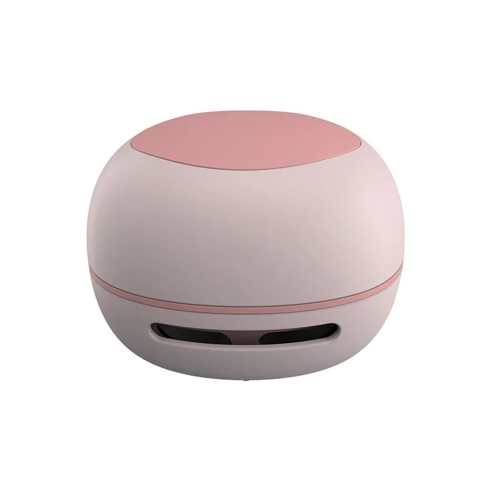Pink Cordless Tabletop Crumb Sweeper - USB Rechargeable Mini Vacuum for Desk - Mekamart Australia