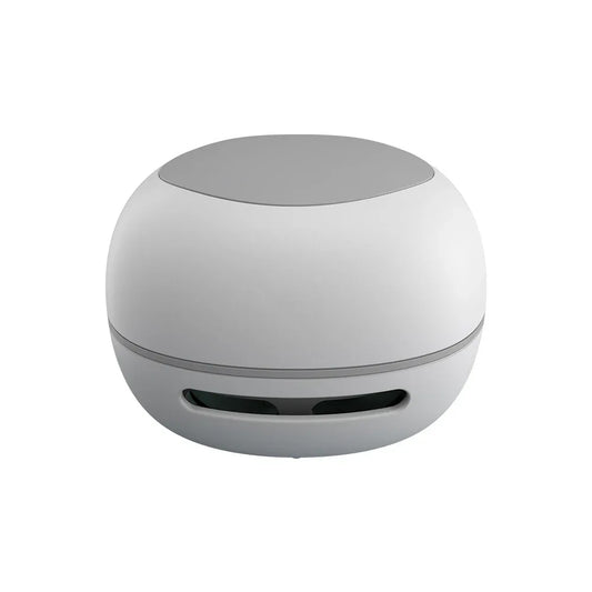 White Cordless Tabletop Crumb Sweeper - USB Rechargeable Mini Vacuum for Desk - Mekamart Australia
