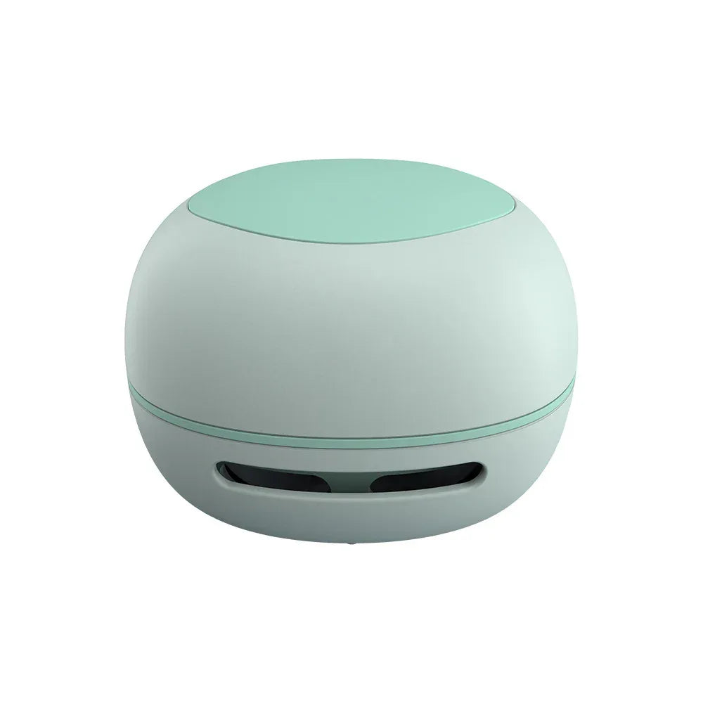 Green Cordless Tabletop Crumb Sweeper - USB Rechargeable Mini Vacuum for Desk - Mekamart Australia