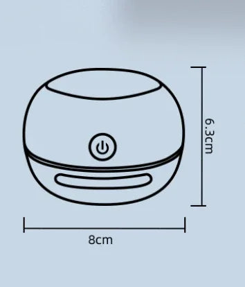 Green Cordless Tabletop Crumb Sweeper - USB Rechargeable Mini Vacuum for Desk - Mekamart Australia