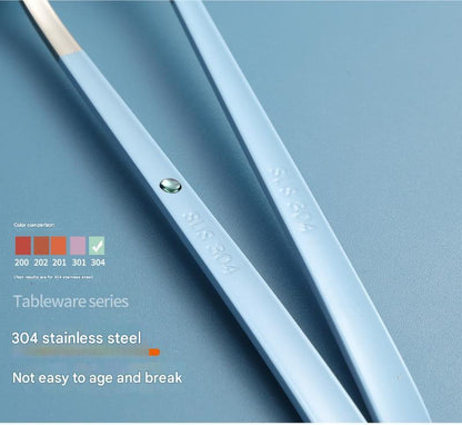 2 - pcs Green Reusable Travel Utensil Set with Case - 304 Stainless Steel Spoon, Fork & Chopsticks - Mekamart Australia