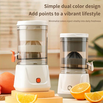 Gray Electric Citrus Juicer Press - Portable, Large Caliber, One-Click Operation(3.7v 1500 mAh battery) - Mekamart Australia