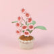Handmade Crochet Lily of the Valley Potted Plant - Everlasting Crochet Flower Arrangement (9 heads pink) - Mekamart Australia